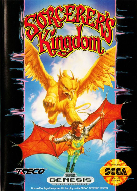 Sorcerer's Kingdom box art for Sega Mega Drive